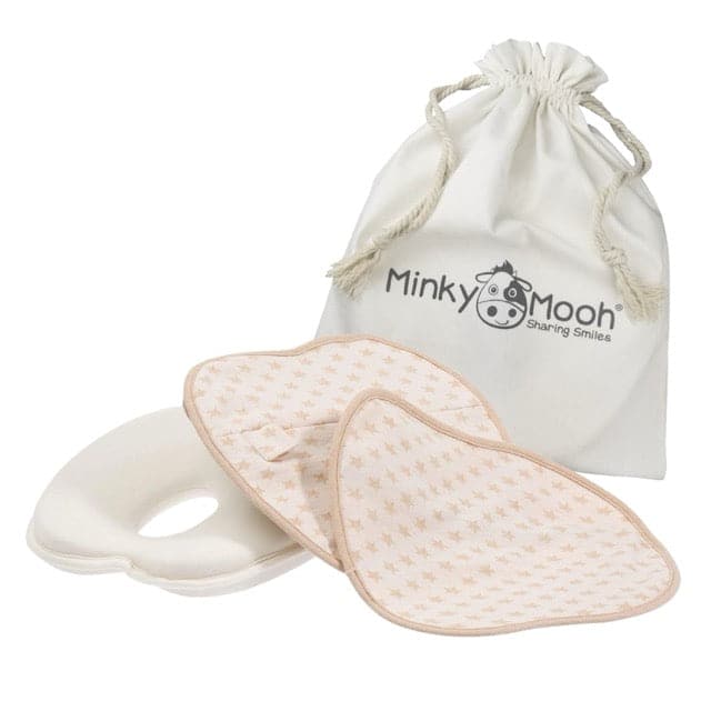 Babykissen gegen Plattkopf mit zwei Kissenbezügen - Default Title - Minky Mooh