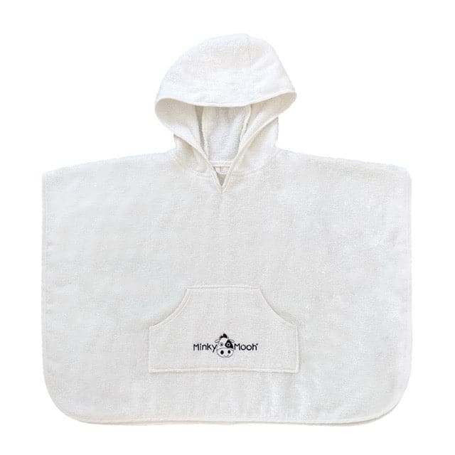 Badeponcho Kinder aus Bio Frottee Baumwolle - Minky Mooh