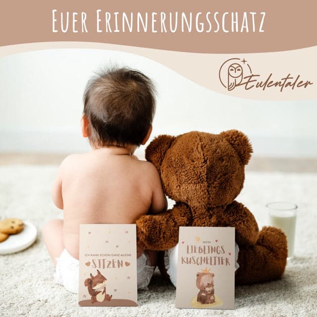 Meilensteinkarten Mein erstes Jahr - Default Title - Minky Mooh