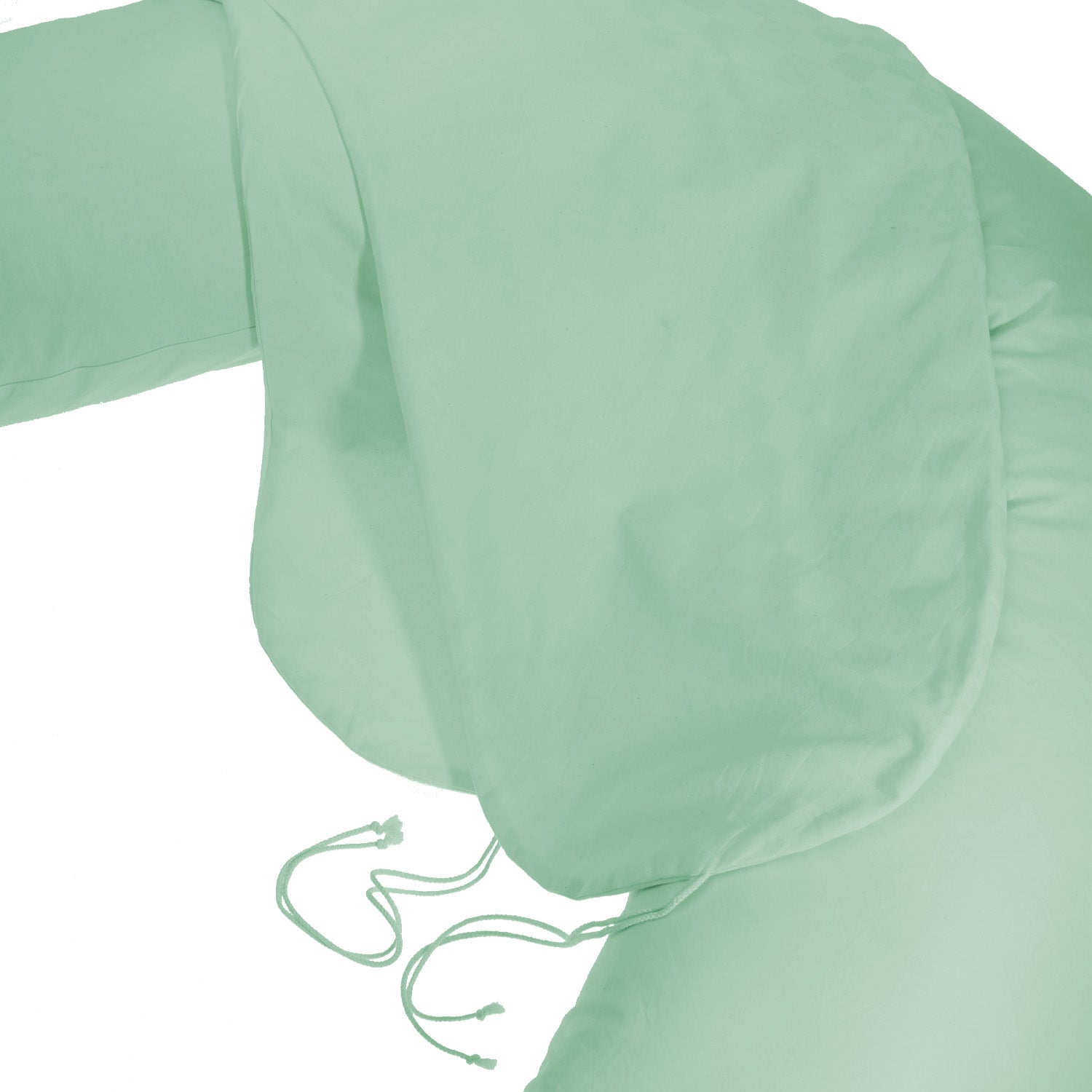 Stillkissenbezug Bio Baumwolle 190 cm, Perkal Mint