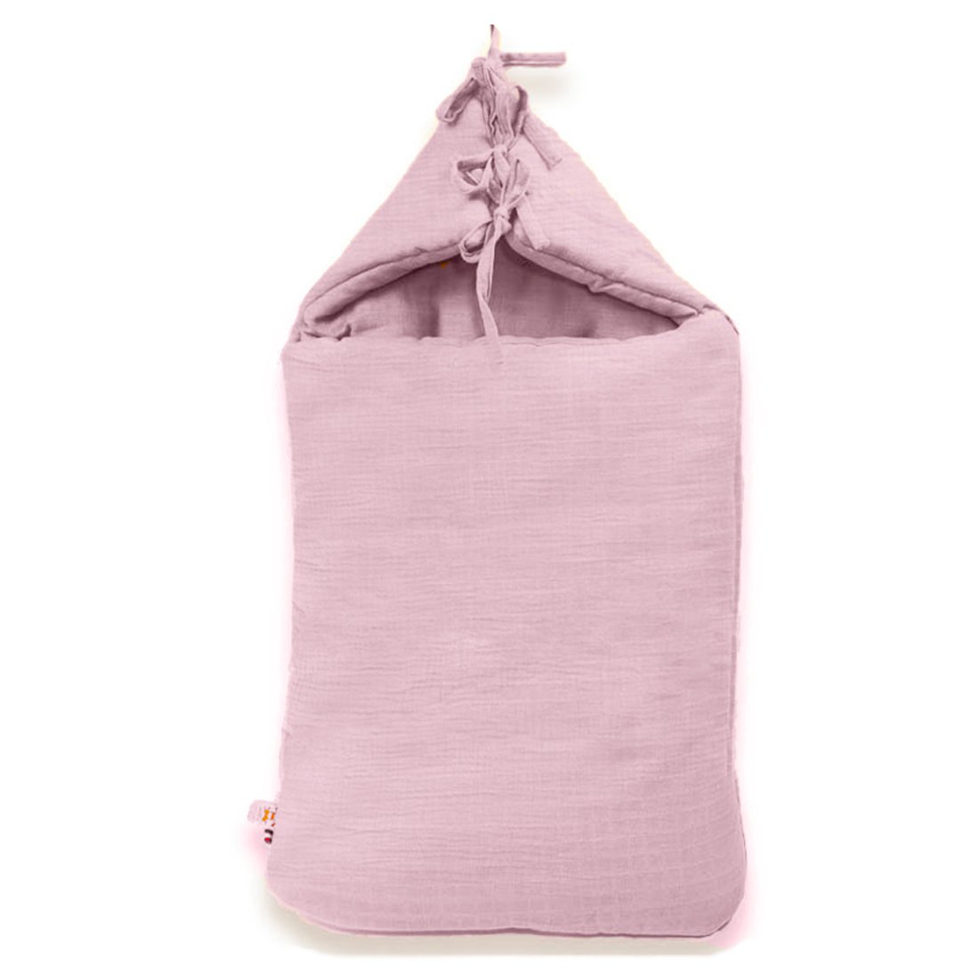 Babynest aus Bio-Baumwolle Rosa - Minky Mooh