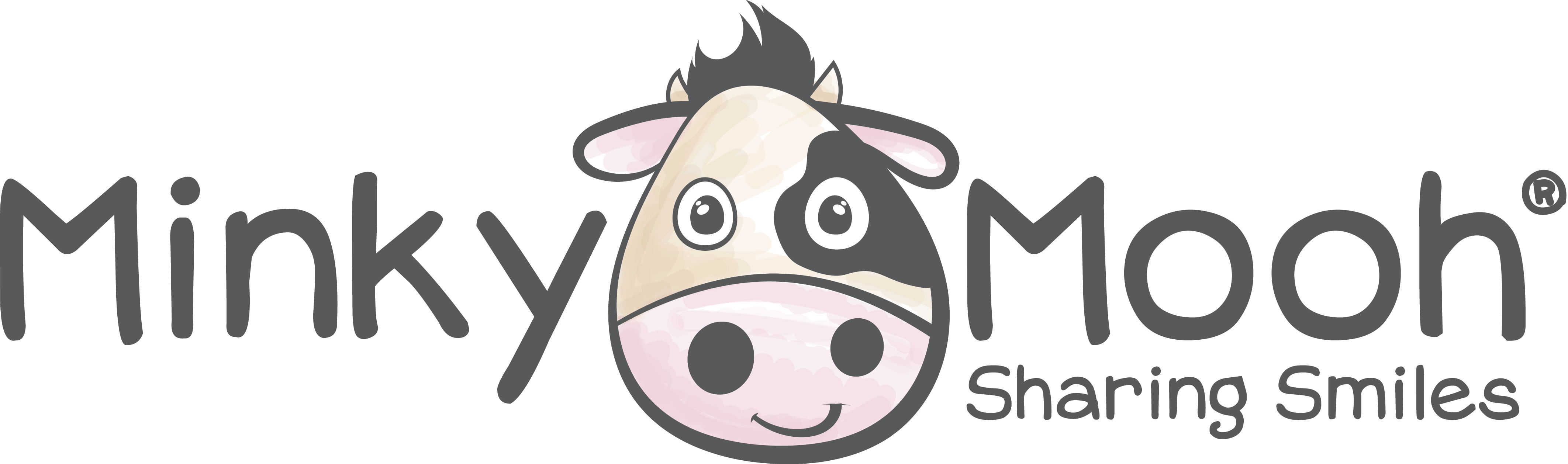 Minky Mooh Sharing Smiles Logo