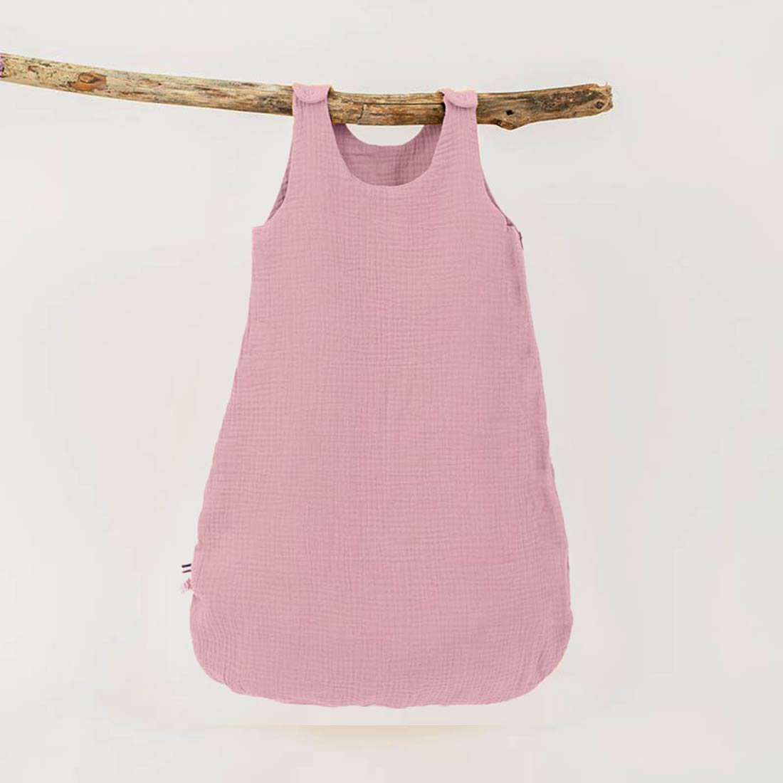 Sommerschlafsack aus Bio-Baumwolle in Rosa - Minky Mooh